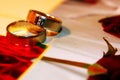 Wedding rings Royalty Free Stock Photo