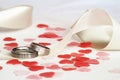 Wedding rings Royalty Free Stock Photo