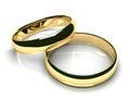 Wedding Rings Royalty Free Stock Photo