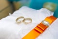 Wedding rings abstract Royalty Free Stock Photo
