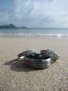Wedding Rings on The Beach
