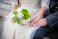 Wedding, rings and bouquet