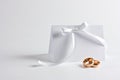 Wedding rings and invite Royalty Free Stock Photo