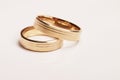 Wedding rings, isolated