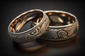 Wedding rings. Rings for newlyweds.