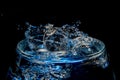 Wedding Rings Sinking in a cup of Water