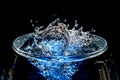 Wedding Rings Sinking in a cup of Water