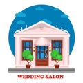 Wedding salon for marriage ceremony building