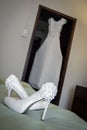 Wedding sandals Royalty Free Stock Photo