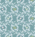 Wedding seamless pattern. Vintage background.