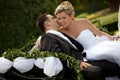 Wedding series, carriage Royalty Free Stock Photo