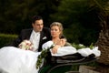 Wedding series, carriage Royalty Free Stock Photo