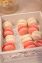 Wedding set of biscuits in pink Royalty Free Stock Photo