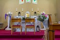 Wedding set up in Church. Ireland