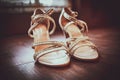 Wedding shoes, for a new bride Royalty Free Stock Photo