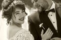 Wedding shot of the bride and groom close-up. Black and white ph Royalty Free Stock Photo