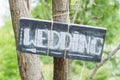 Wedding Sign Pointer with the Word \'Wedding\' for Direction and Celebration Royalty Free Stock Photo