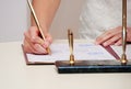 The wedding signature Royalty Free Stock Photo