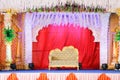 Wedding stage of flowers disign