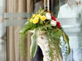 Wedding  stage of flowers disign Royalty Free Stock Photo