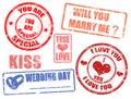 Wedding stamps