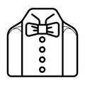 Wedding suit icon, businessman Royalty Free Stock Photo