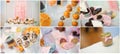 Wedding sweets collage