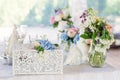 Wedding table decor Royalty Free Stock Photo