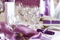 Wedding table decor Royalty Free Stock Photo