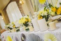 Wedding table decor Royalty Free Stock Photo