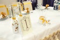 Wedding Table Decoration - Series Royalty Free Stock Photo