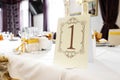 Wedding Table Decoration - Series Royalty Free Stock Photo