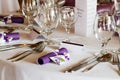 Wedding table Royalty Free Stock Photo