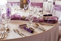Wedding table Royalty Free Stock Photo