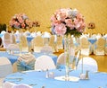 Wedding table setting