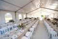 Wedding tent Royalty Free Stock Photo