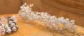 Wedding tiara and bracelet Royalty Free Stock Photo