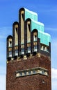 Wedding Tower on Mathildenhoehe in Darmstadt, Hesse, Germany Royalty Free Stock Photo