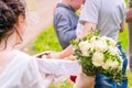 Wedding traditions and Lithuanian culture concept