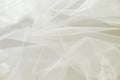 Wedding tulle or chiffon background Royalty Free Stock Photo