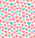 Wedding, Valentin`s day seamless pattern