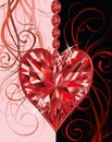 Wedding valentines day greeting card