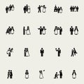 Wedding vector icons