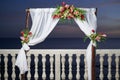 Wedding wooden arch frame