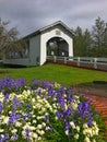 Weddle Covered Bridge, Oregon, USA, Royalty Free Stock Photo