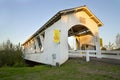 Weddle Covered Bridge Over Ames Creek 2 Royalty Free Stock Photo