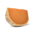 Wedge of French Mimolette cheese