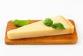 Wedge of Parmesan cheese Royalty Free Stock Photo