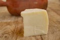 wedge of pecorino cheese Royalty Free Stock Photo