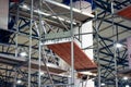 Wedge scaffolding. Support frame system